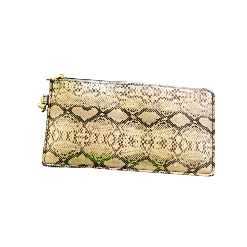 Urban Look SNAKE Print faux‎ leather wristlet